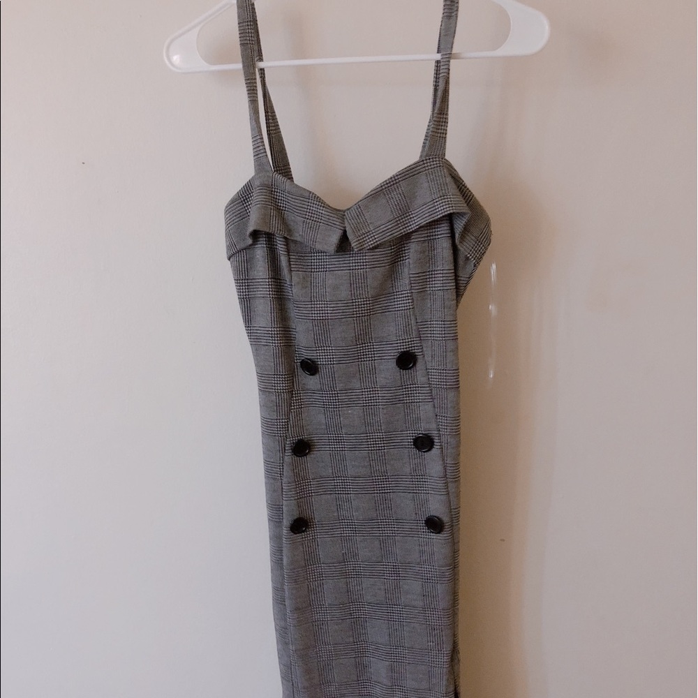 Brand new check dress